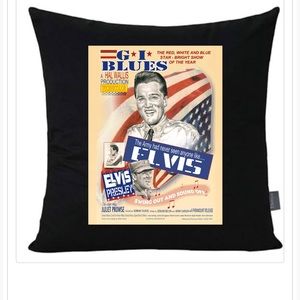 Elvis GI Blues Throw pillow